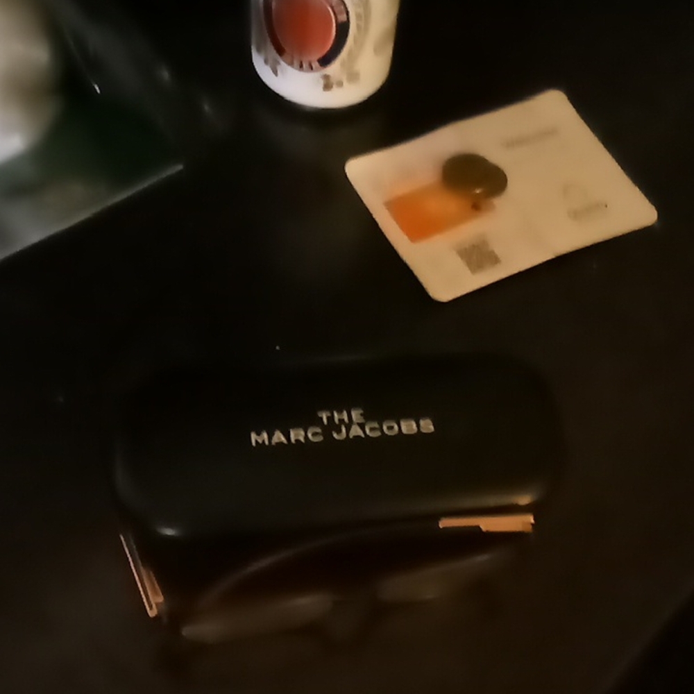 Marc Jacobs Black Case with Gold Detail